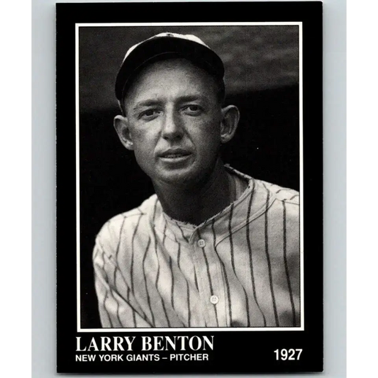 1991 Conlon Collection #182 Larry Benton EX Excellent New York Giants Baseball Card - Baseball Card Single
