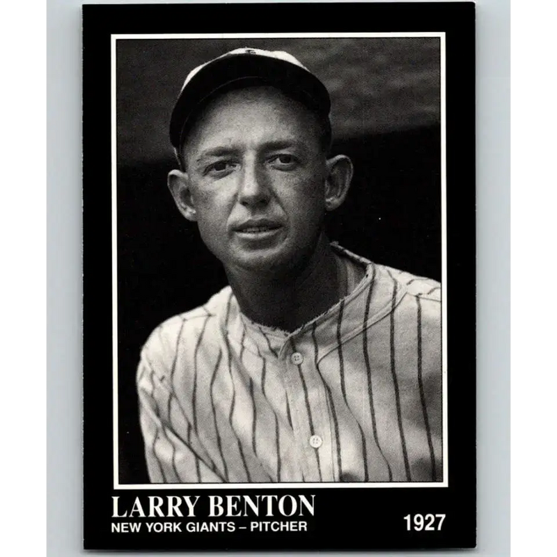 1991 Conlon Collection #182 Larry Benton EX Excellent New York Giants Baseball Card - Baseball Card Single