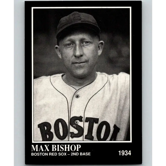 1991 Conlon Collection #183 Max Bishop EX Excellent Boston Red Sox Baseball Card - Baseball Card Single