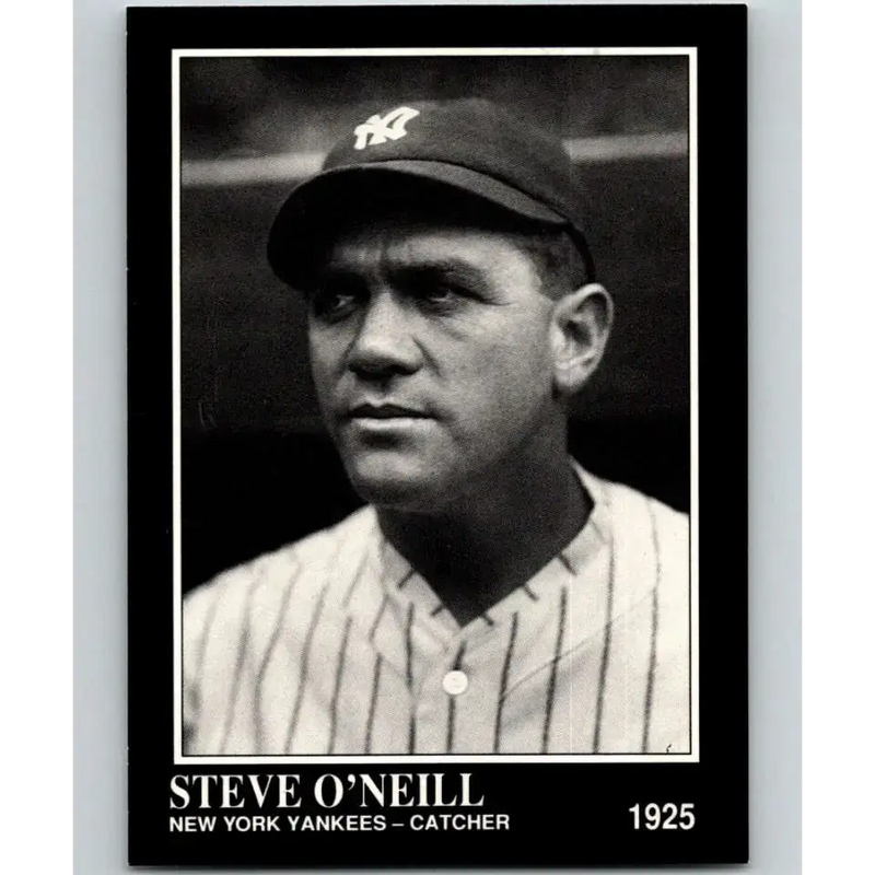 1991 Conlon Collection #186 Steve O’Neill EX Excellent New York Yankees Baseball Card - Baseball Card Single