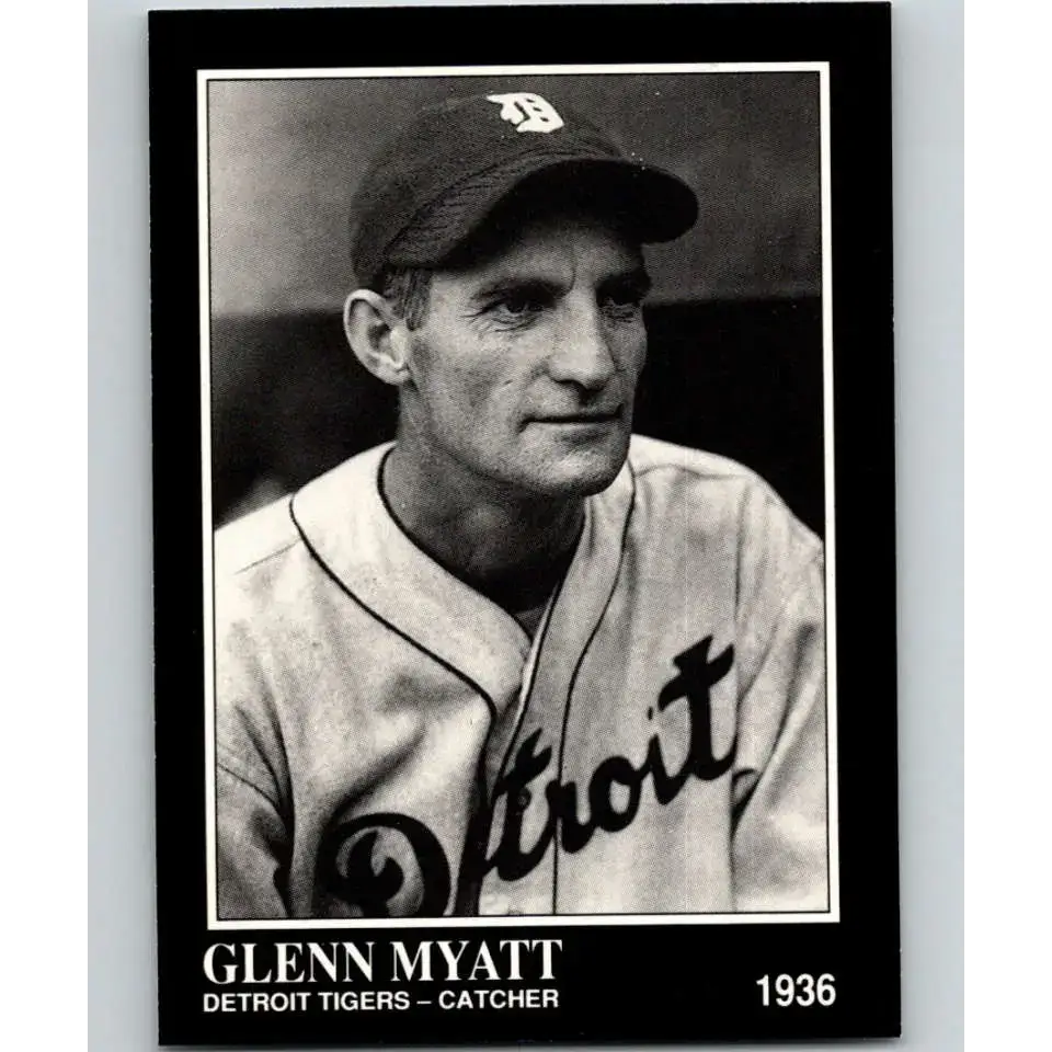 1991 Conlon Collection #187 Glenn Myatt EX Excellent Detroit Tigers Baseball Card - Baseball Card Single