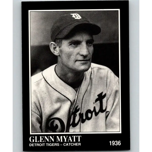 1991 Conlon Collection #187 Glenn Myatt EX Excellent Detroit Tigers Baseball Card - Baseball Card Single