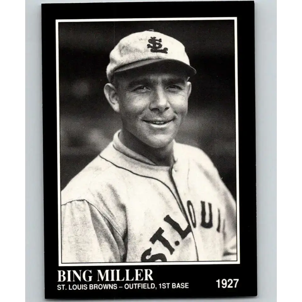 1991 Conlon Collection #192 Bing Miller EX Excellent St. Louis Browns Baseball Card - Baseball Card Single