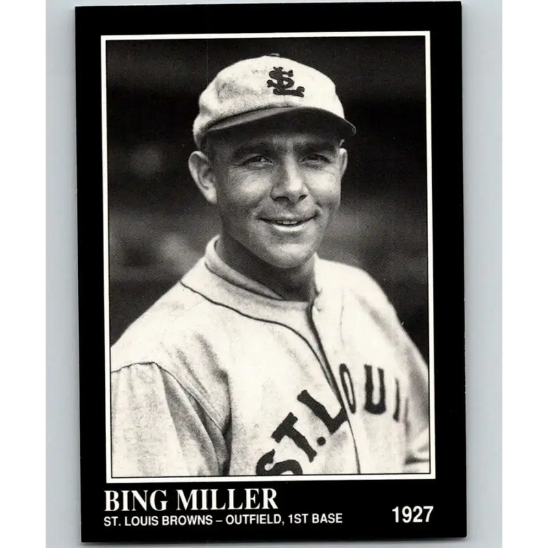 1991 Conlon Collection #192 Bing Miller EX Excellent St. Louis Browns Baseball Card - Baseball Card Single