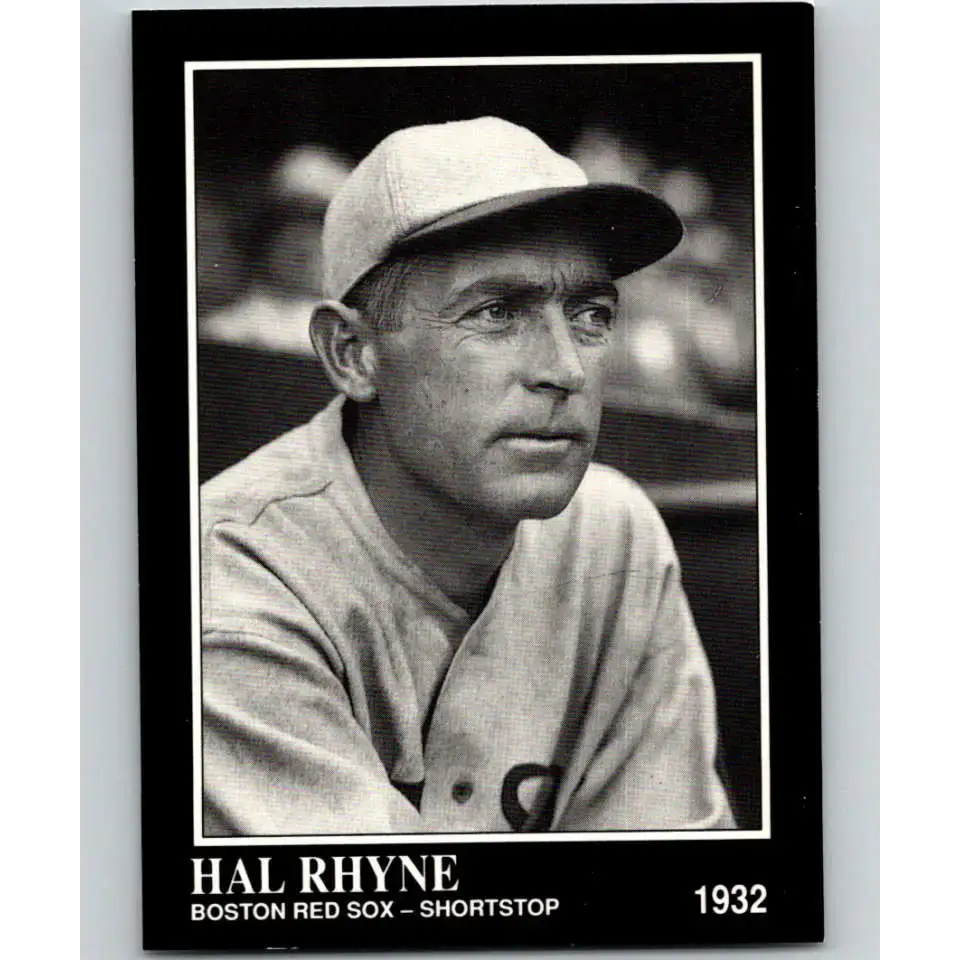 1991 Conlon Collection #195 Hal Rhyne EX Excellent Boston Red Sox Baseball Card - Baseball Card Single