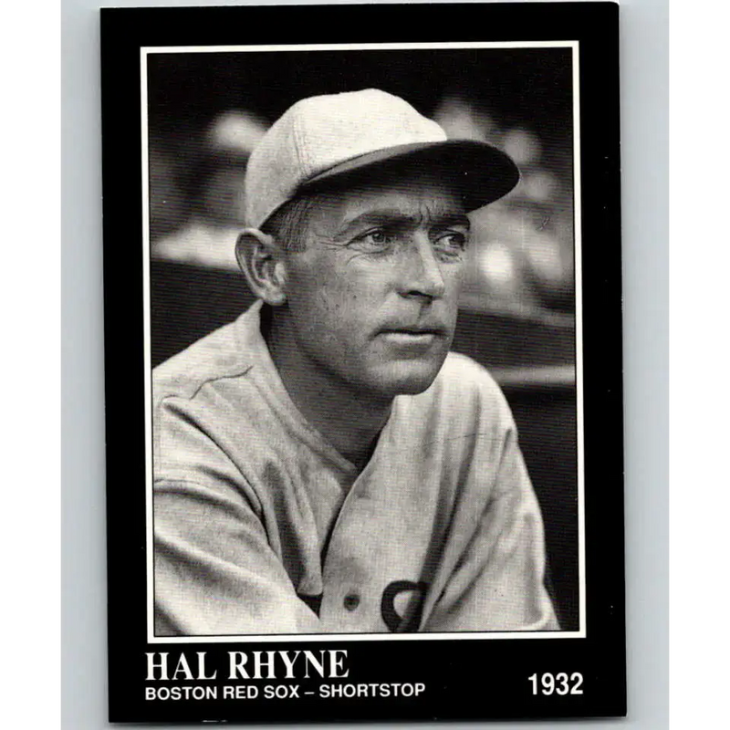 1991 Conlon Collection #195 Hal Rhyne EX Excellent Boston Red Sox Baseball Card - Baseball Card Single