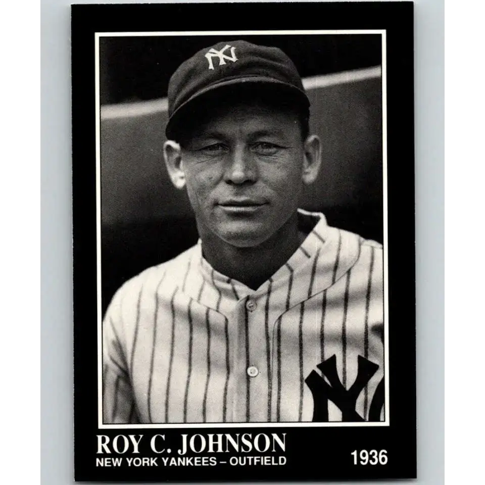 1991 Conlon Collection #199 Roy Johnson EX Excellent New York Yankees Baseball Card - Baseball Card Single