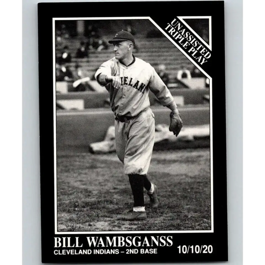 1991 Conlon Collection #200 Bill Wambsganss EX Excellent Cleveland Indians Baseball Card - Baseball Card Single