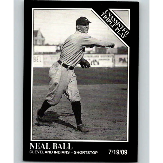 1991 Conlon Collection #203 Neal Ball EX Excellent Cleveland Indians Baseball Card - Baseball Card Single
