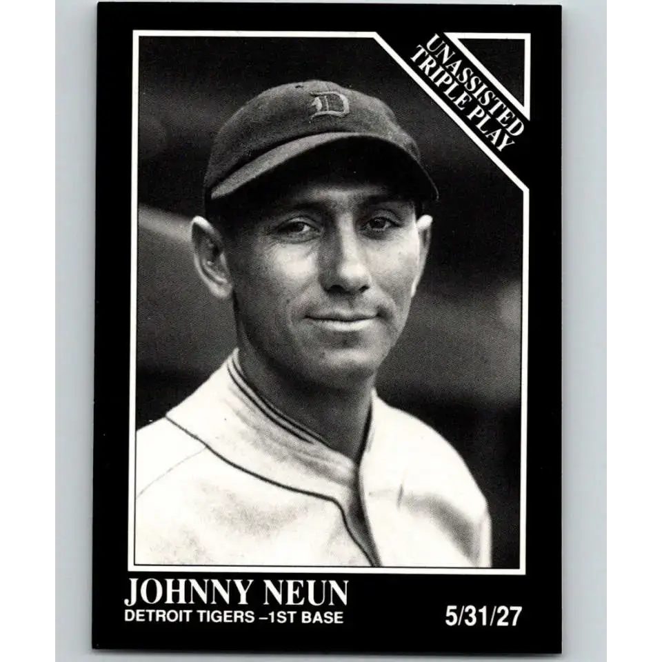 1991 Conlon Collection #204 Johnny Neun EX Excellent Detroit Tigers Baseball Card - Baseball Card Single