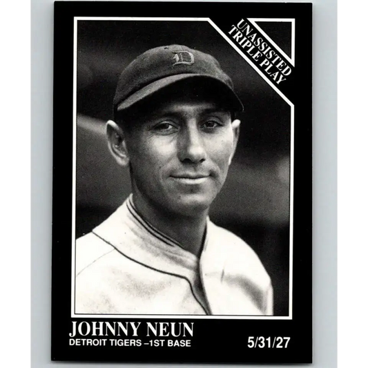 1991 Conlon Collection #204 Johnny Neun EX Excellent Detroit Tigers Baseball Card - Baseball Card Single