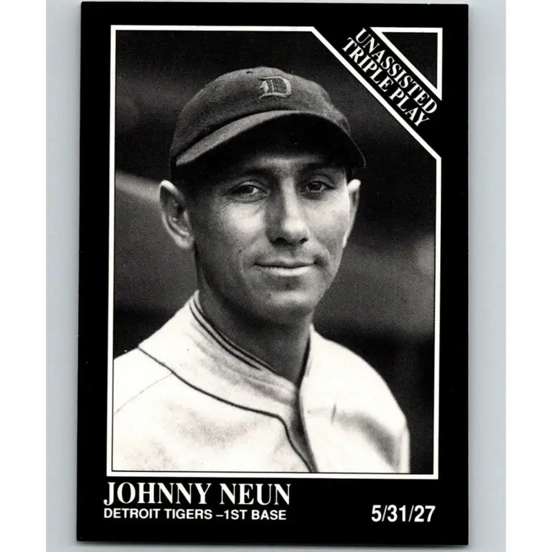 1991 Conlon Collection #204 Johnny Neun EX Excellent Detroit Tigers Baseball Card - Baseball Card Single