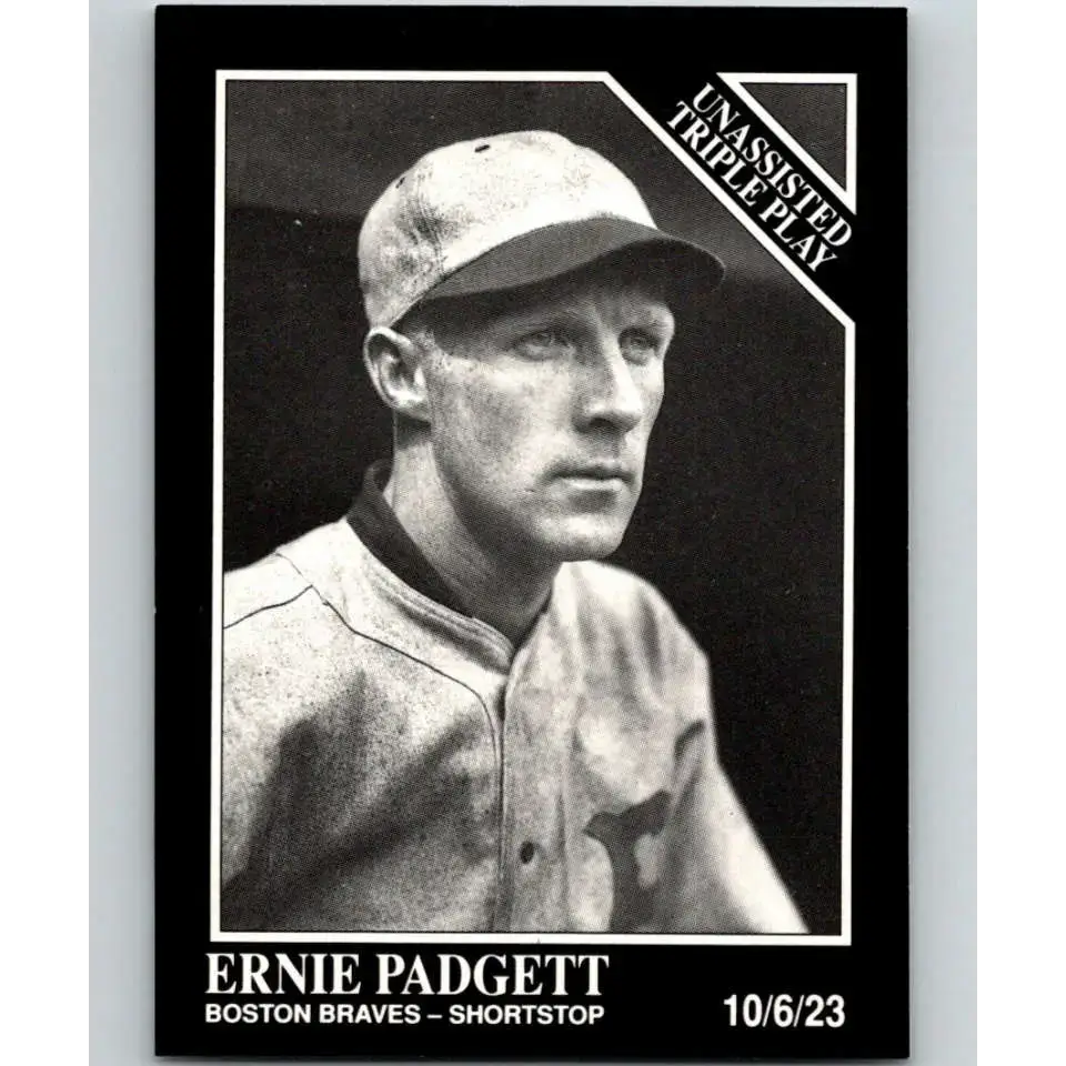 1991 Conlon Collection #206 Ernie Padgett EX Excellent Boston Braves Baseball Card - Baseball Card Single