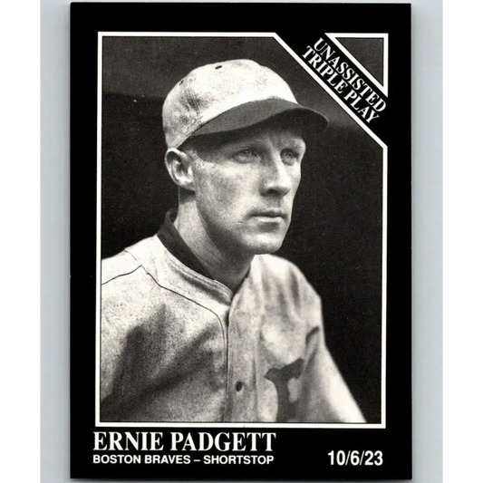 1991 Conlon Collection #206 Ernie Padgett EX Excellent Boston Braves Baseball Card - Baseball Card Single