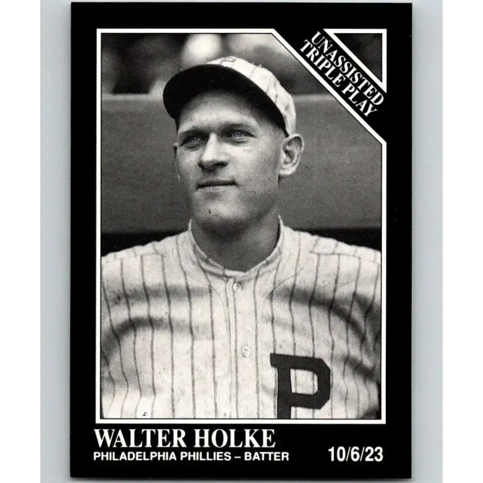 1991 Conlon Collection #207 Walter Holke EX Excellent Philadelphia Phillies Baseball Card - Baseball Card Single