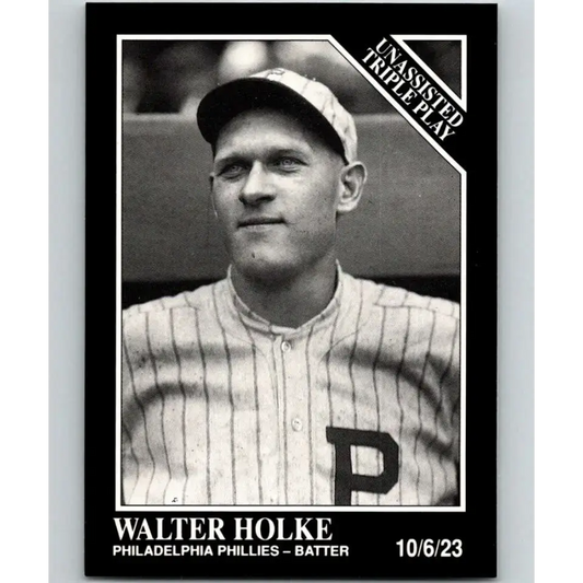 1991 Conlon Collection #207 Walter Holke EX Excellent Philadelphia Phillies Baseball Card - Baseball Card Single