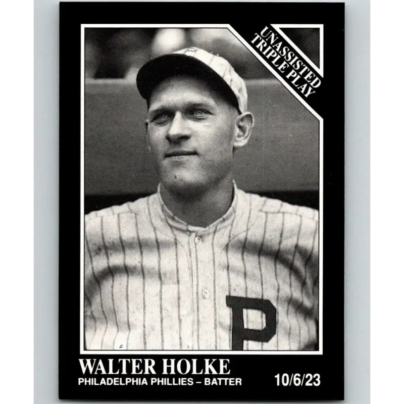 1991 Conlon Collection #207 Walter Holke EX Excellent Philadelphia Phillies Baseball Card - Baseball Card Single