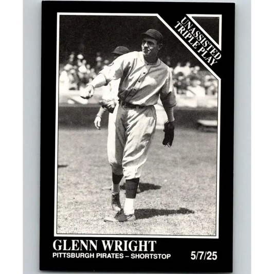 1991 Conlon Collection #208 Glenn Wright EX Excellent Pittsburgh Pirates Baseball Card - Baseball Card Single