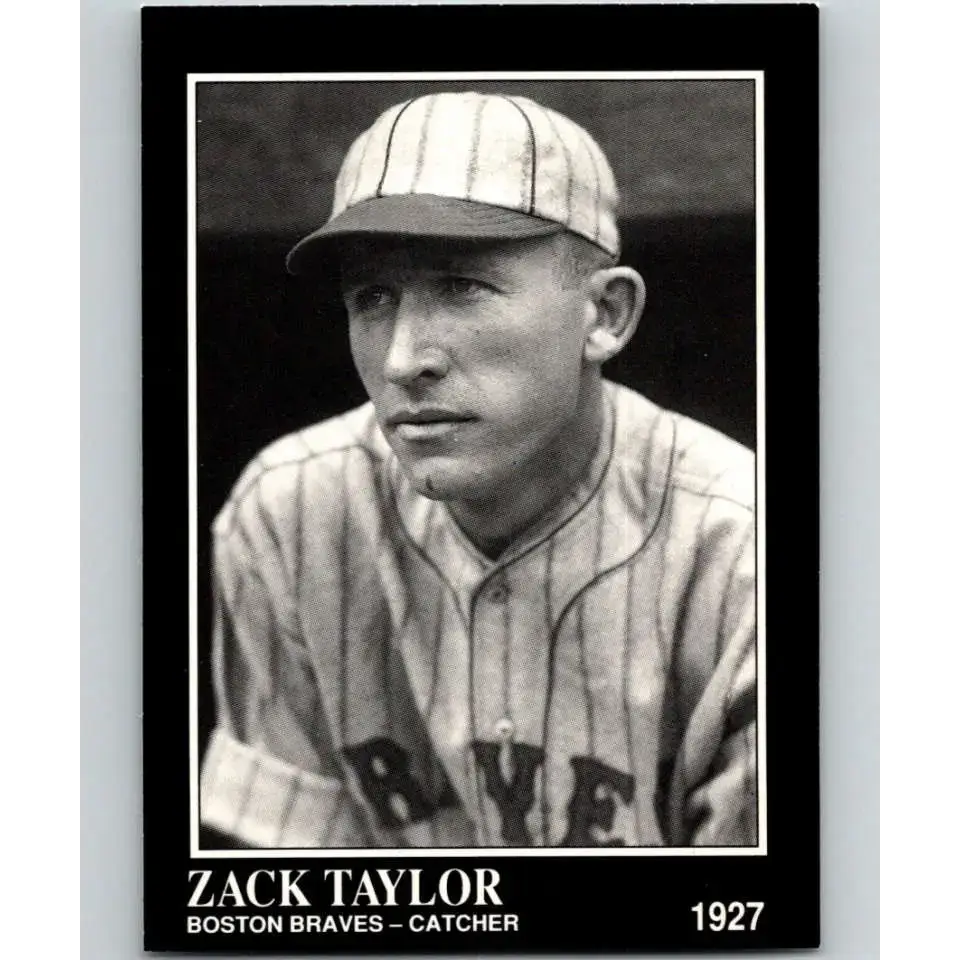 1991 Conlon Collection #210 Zack Taylor EX Excellent Boston Braves Baseball Card - Baseball Card Single