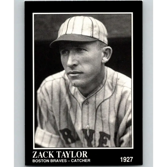 1991 Conlon Collection #210 Zack Taylor EX Excellent Boston Braves Baseball Card - Baseball Card Single