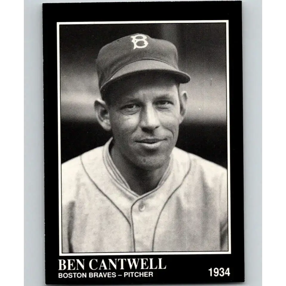 1991 Conlon Collection #211 Ben Cantwell EX Excellent Boston Braves Baseball Card - Baseball Card Single