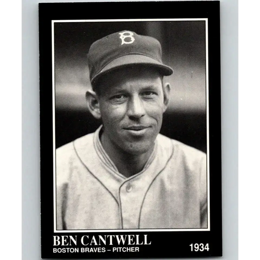 1991 Conlon Collection #211 Ben Cantwell EX Excellent Boston Braves Baseball Card - Baseball Card Single