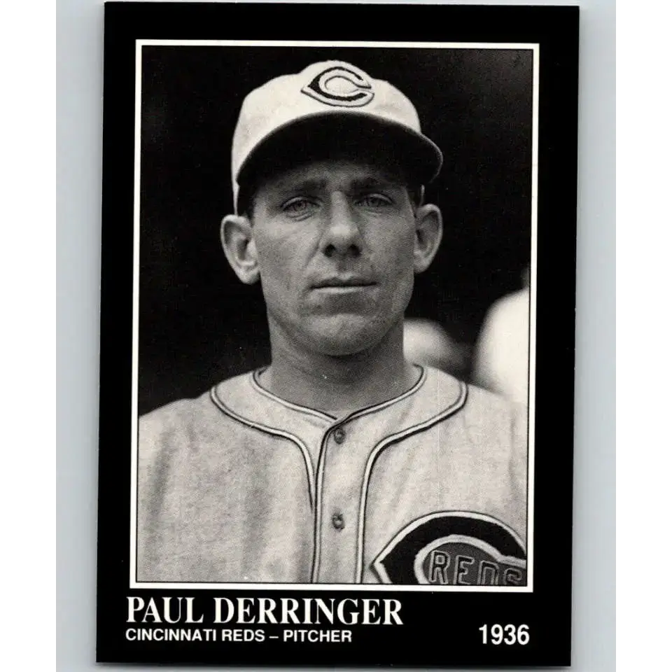 1991 Conlon Collection #213 Paul Derringer EX Excellent Cincinnati Reds Baseball Card - Baseball Card Single