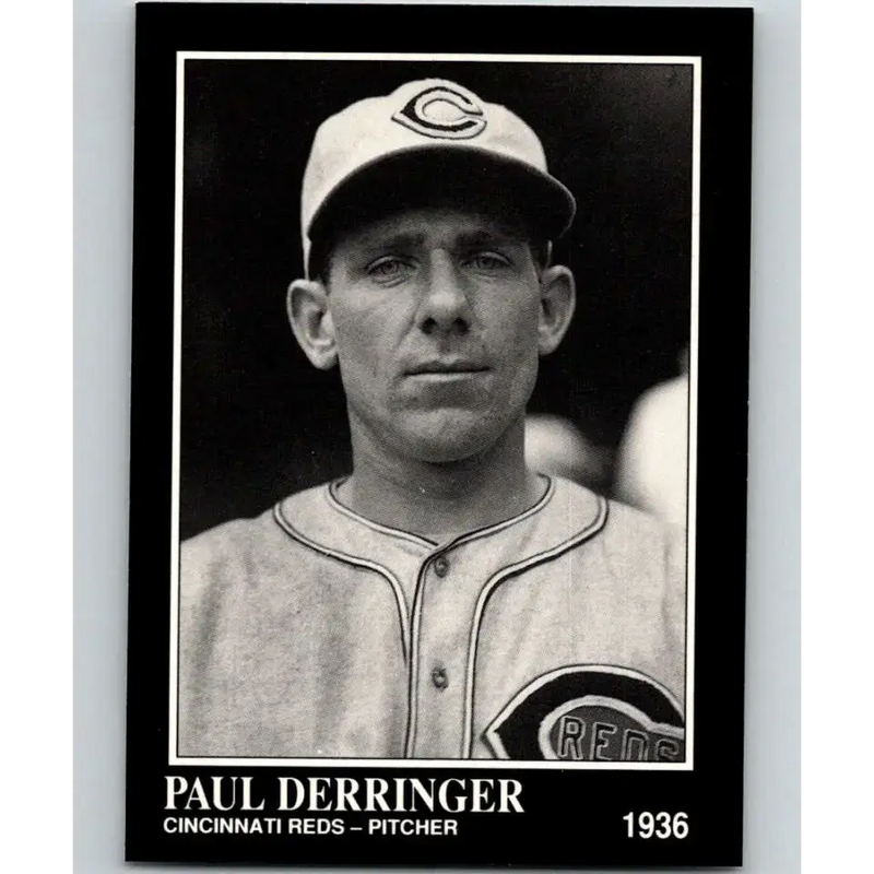 1991 Conlon Collection #213 Paul Derringer EX Excellent Cincinnati Reds Baseball Card - Baseball Card Single