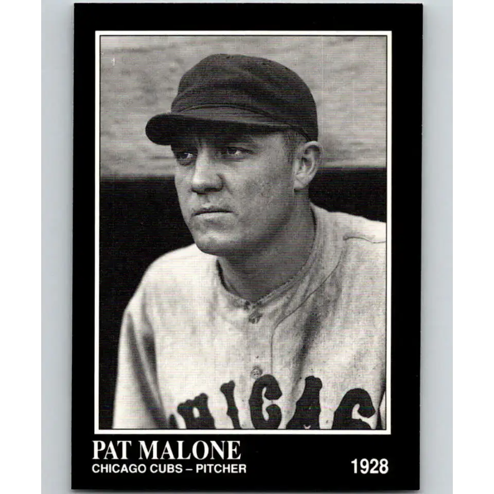 1991 Conlon Collection #219 Pat Malone EX Excellent Chicago Cubs Baseball Card - Baseball Card Single
