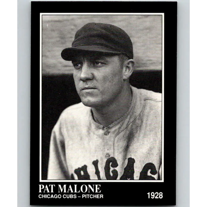1991 Conlon Collection #219 Pat Malone EX Excellent Chicago Cubs Baseball Card - Baseball Card Single