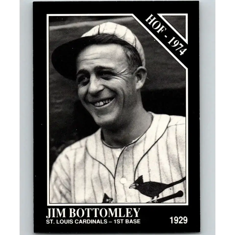 1991 Conlon Collection #22 Jim Bottomley EX Excellent St. Louis Cardinals Baseball Card - Baseball Card Single