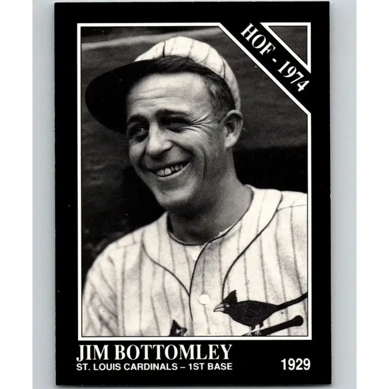 1991 Conlon Collection #22 Jim Bottomley EX Excellent St. Louis Cardinals Baseball Card - Baseball Card Single