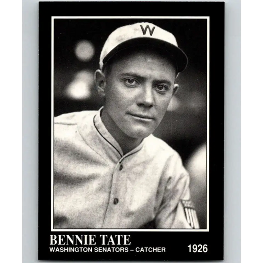 1991 Conlon Collection #220 Bennie Tate EX Excellent Washington Senators Baseball Card - Baseball Card Single