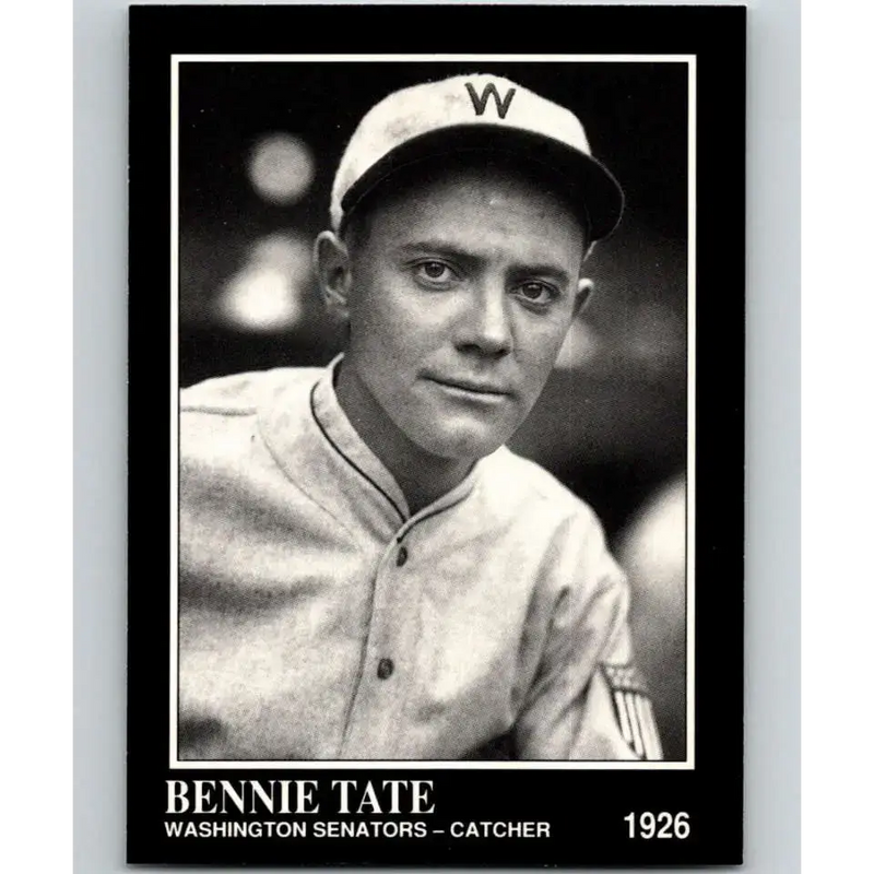 1991 Conlon Collection #220 Bennie Tate EX Excellent Washington Senators Baseball Card - Baseball Card Single