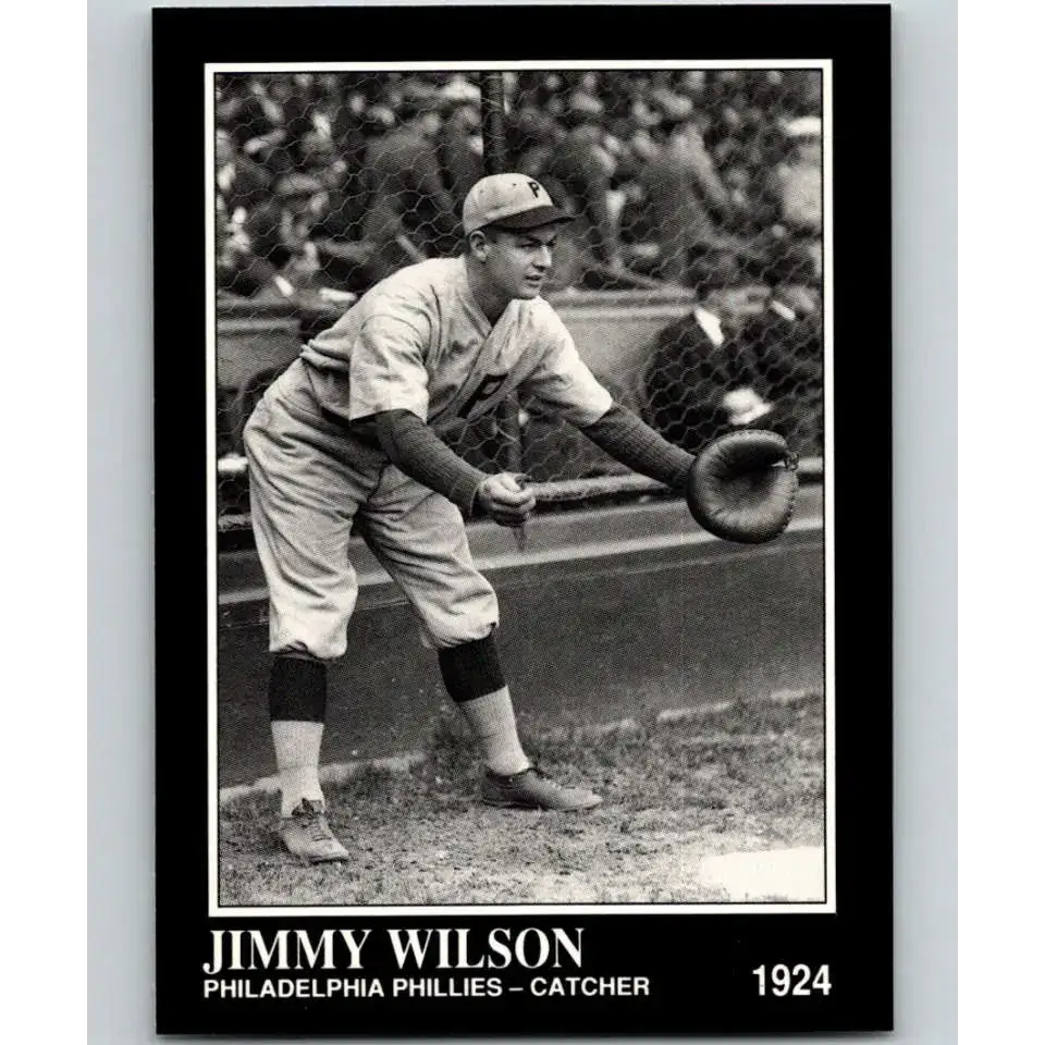1991 Conlon Collection #223 Jimmie Wilson EX Excellent Philadelphia Phillies Baseball Card - Baseball Card Single