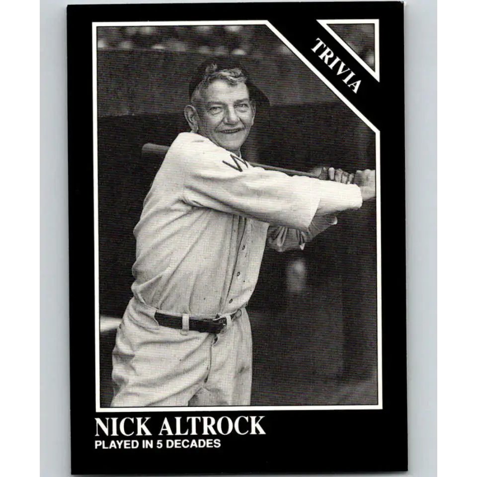 1991 Conlon Collection #226 Nick Altrock EX Excellent Chicago White Sox Baseball Card - Baseball Card Single