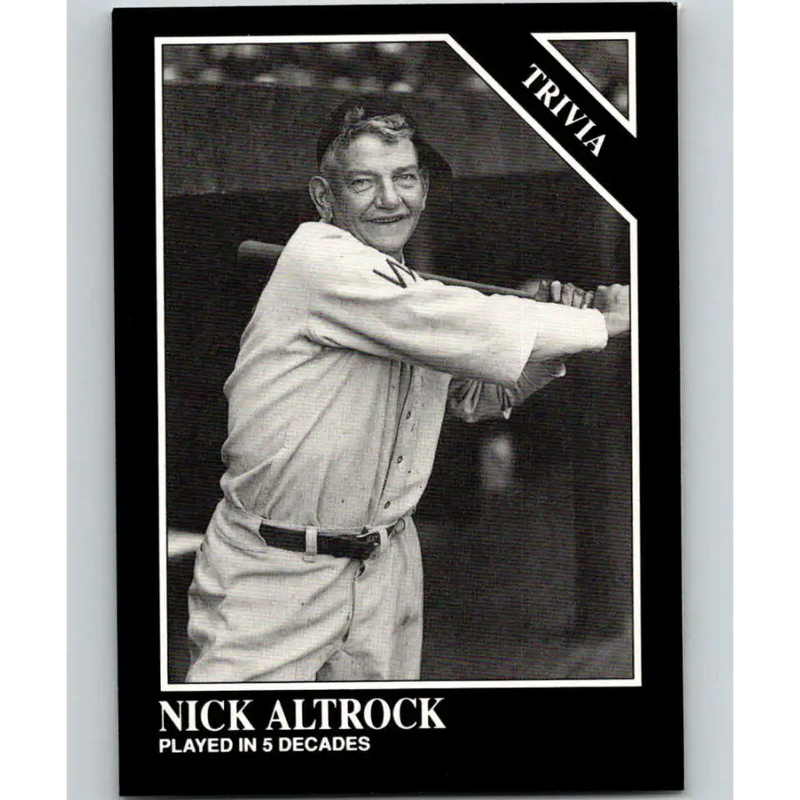 1991 Conlon Collection #226 Nick Altrock EX Excellent Chicago White Sox Baseball Card - Baseball Card Single
