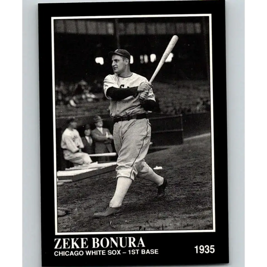 1991 Conlon Collection #237 Zeke Bonura EX Excellent Chicago White Sox Baseball Card - Baseball Card Single