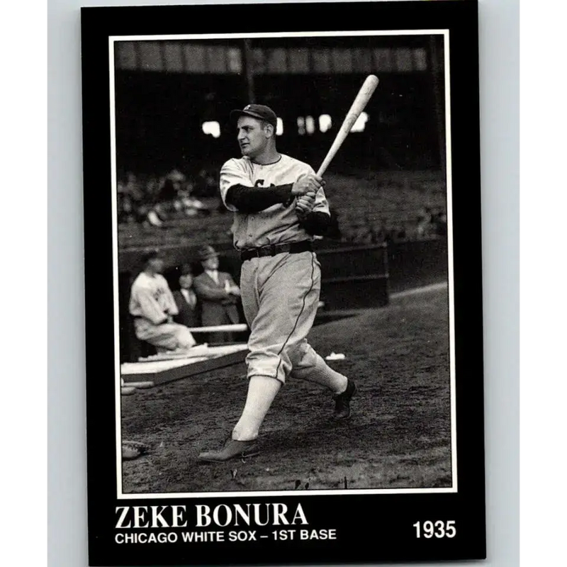 1991 Conlon Collection #237 Zeke Bonura EX Excellent Chicago White Sox Baseball Card - Baseball Card Single