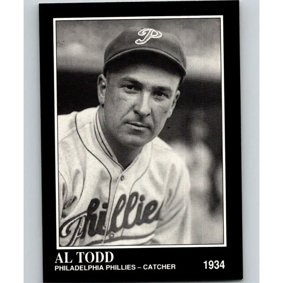 1991 Conlon Collection #239 Al Todd EX Excellent Philadelphia Phillies Baseball Card - Baseball Card Single