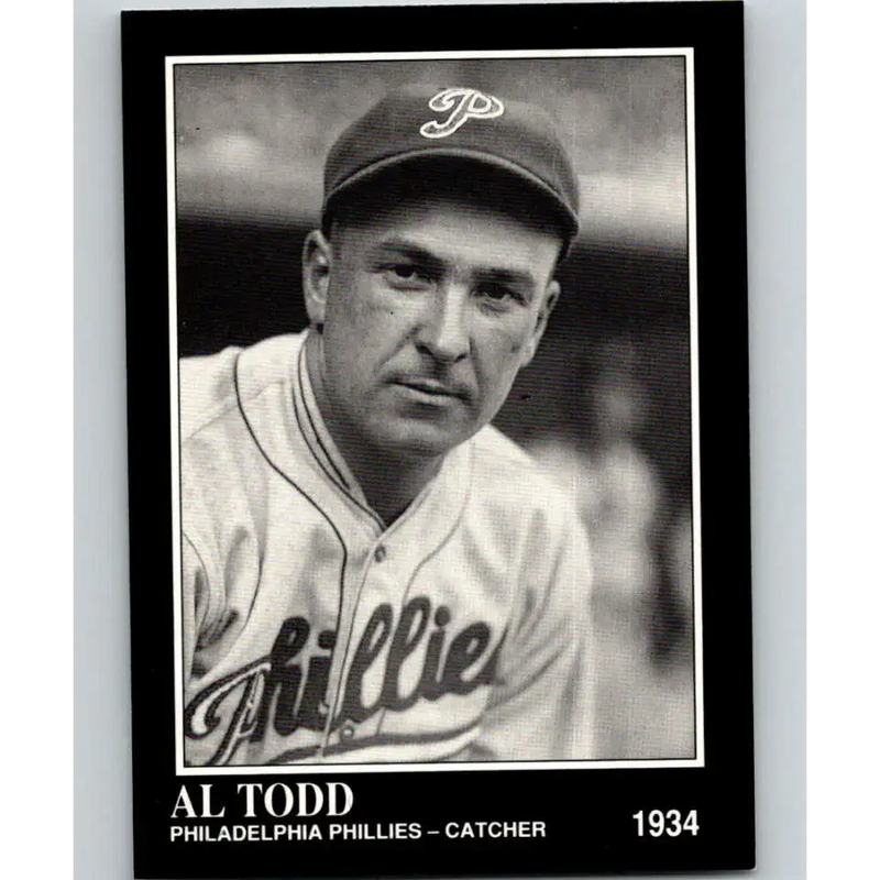 1991 Conlon Collection #239 Al Todd EX Excellent Philadelphia Phillies Baseball Card - Baseball Card Single