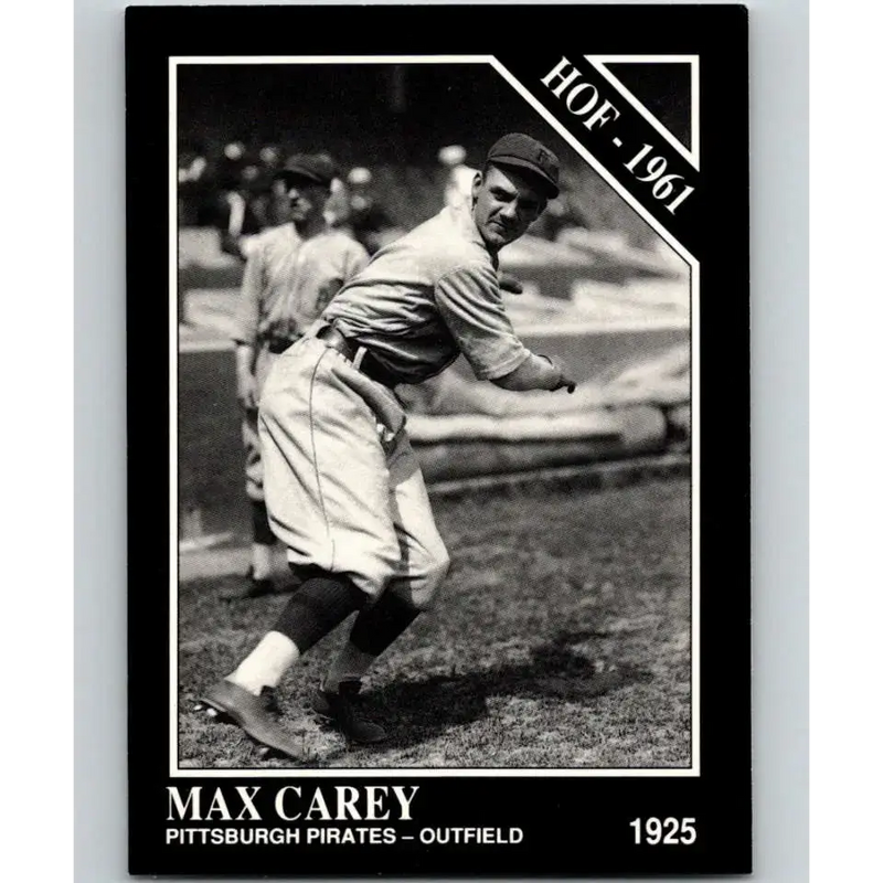 1991 Conlon Collection #24 Max Carey EX Excellent Pittsburgh Pirates Baseball Card - Baseball Card Single