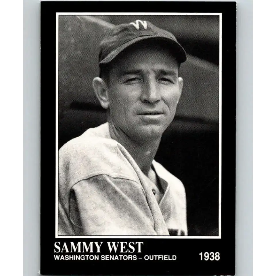 1991 Conlon Collection #241 Sammy West EX Excellent Washington Senators Baseball Card - Baseball Card Single