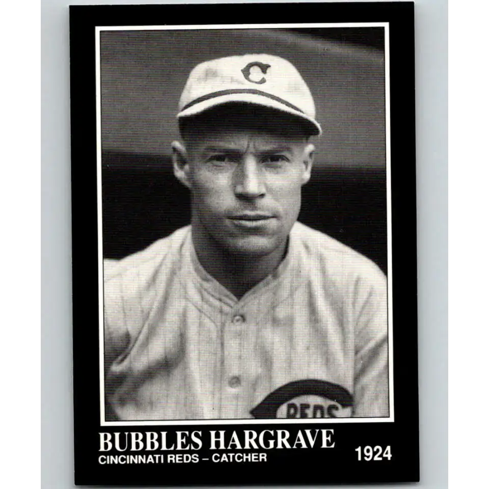 1991 Conlon Collection #245 Bubbles Hargrave EX Excellent Cincinnati Reds Baseball Card - Baseball Card Single