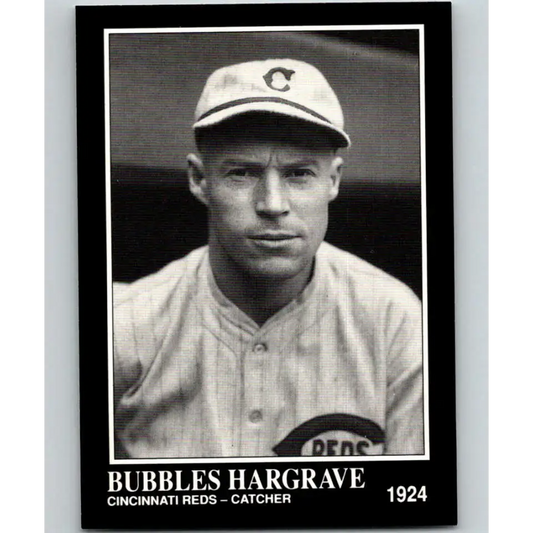 1991 Conlon Collection #245 Bubbles Hargrave EX Excellent Cincinnati Reds Baseball Card - Baseball Card Single
