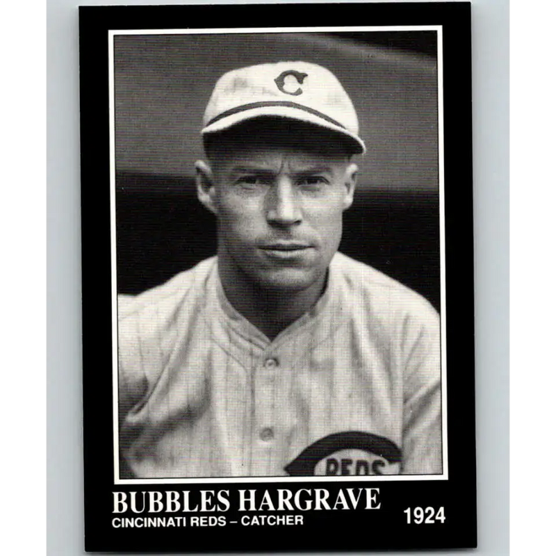 1991 Conlon Collection #245 Bubbles Hargrave EX Excellent Cincinnati Reds Baseball Card - Baseball Card Single