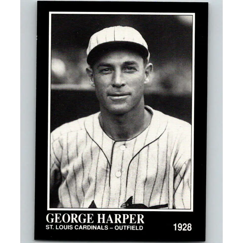 1991 Conlon Collection #246 George Harper EX Excellent St. Louis Cardinals Baseball Card - Baseball Card Single