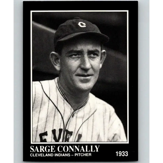 1991 Conlon Collection #247 Sarge Connally EX Excellent Cleveland Indians Baseball Card - Baseball Card Single
