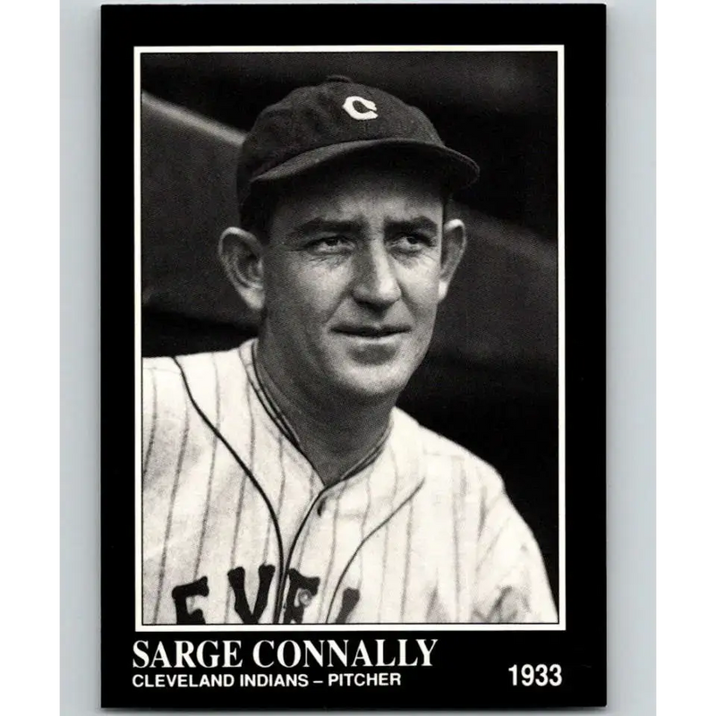 1991 Conlon Collection #247 Sarge Connally EX Excellent Cleveland Indians Baseball Card - Baseball Card Single