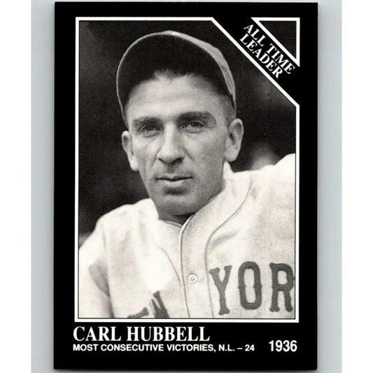 1991 Conlon Collection #253 Carl Hubbell EX Excellent New York Giants Baseball Card - Baseball Card Single